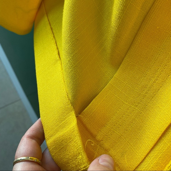 Vintage Christian Dior Sunshine Yellow Blazer - Picture 8 of 10